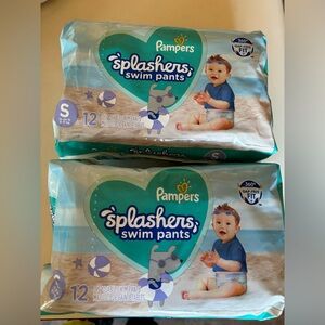 NEW 2 pack of Pampers Splashers size small (24 total)